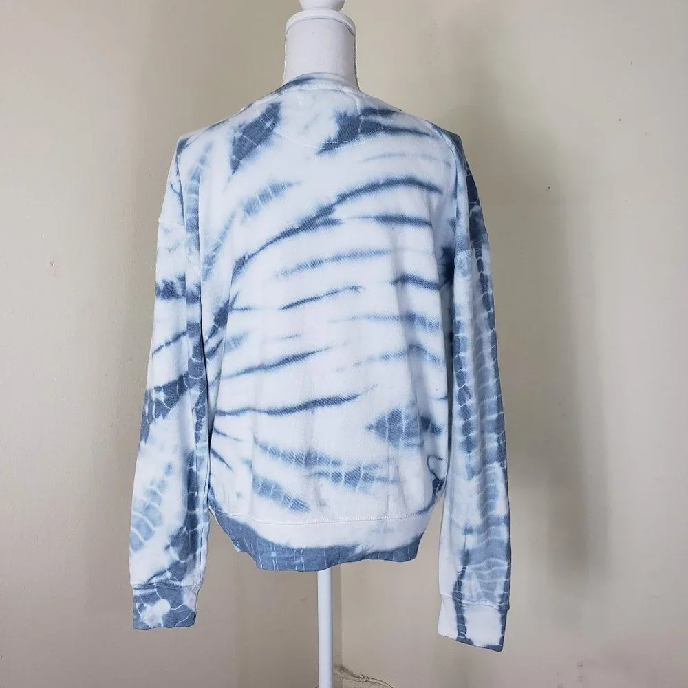 Vineyard Crew 'Venice Florida' Tie Dye Sweatshirt Grey/White Size Small - Picture 6 of 11